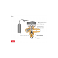 Danfoss expansion valve 068Z334800 TEN-2 R134
