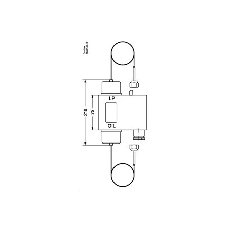 Danfoss oil pressure switch MP-55 (Manual) 060B017266