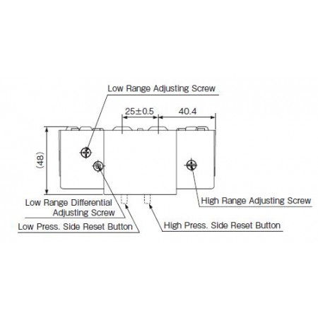 Saginomiya DYS-D306X24A dual scale