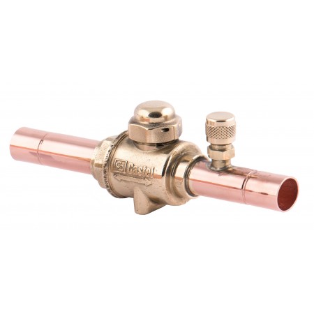 Castel ball valve 6570/5A 5/8 ODS c/w Access Valve