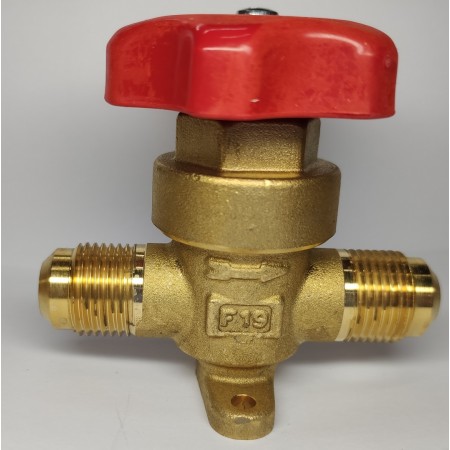 Castel hand valve 6210/6 3/4 SAE flare type