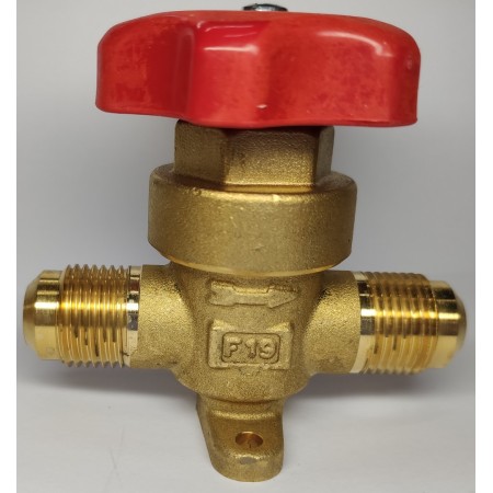 Castel hand valve 6210/6 3/4 SAE flare type