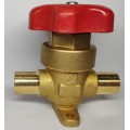 Castel hand valve 6220/4 1/2 ODF solder type