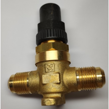 Castel capped valve 6410/3 3/8 SAE flare type