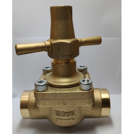 Castel globe valve 6512/9 1-1/8 ODF
