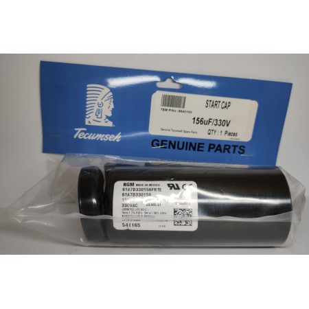 Tecumseh compressor start capacitor 156uF